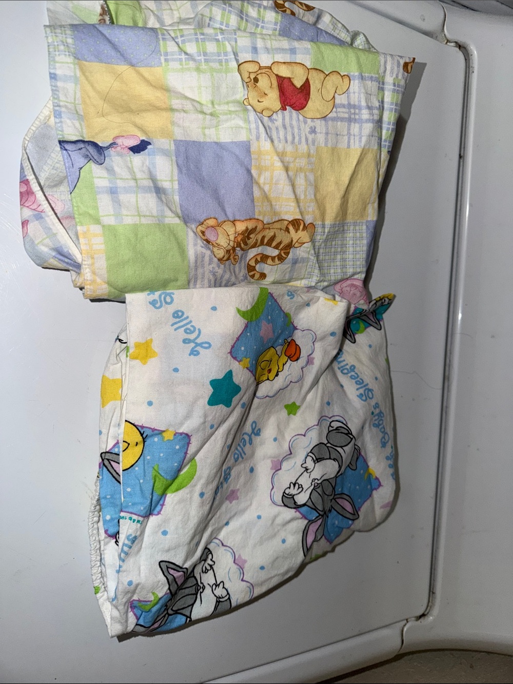 Vintage crib sheets